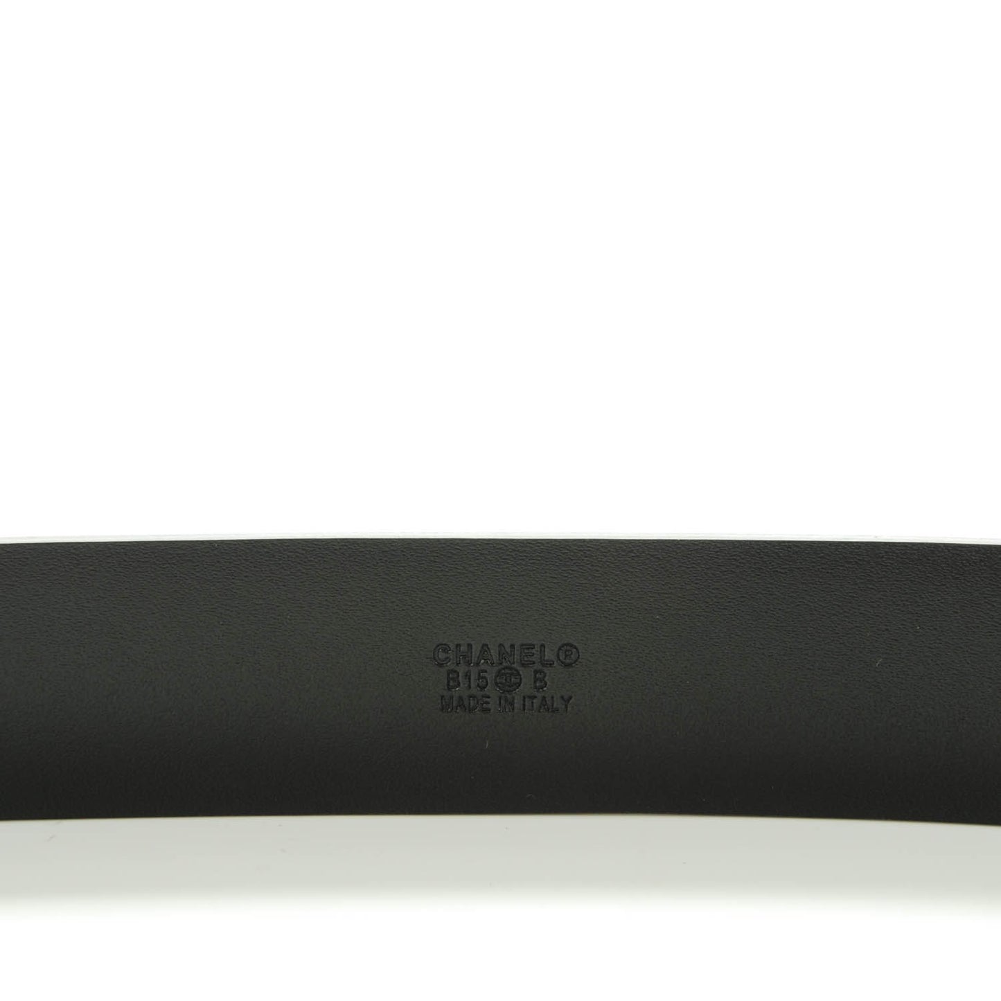Calfskin CC Boy Skinny Belt 90 36 Black