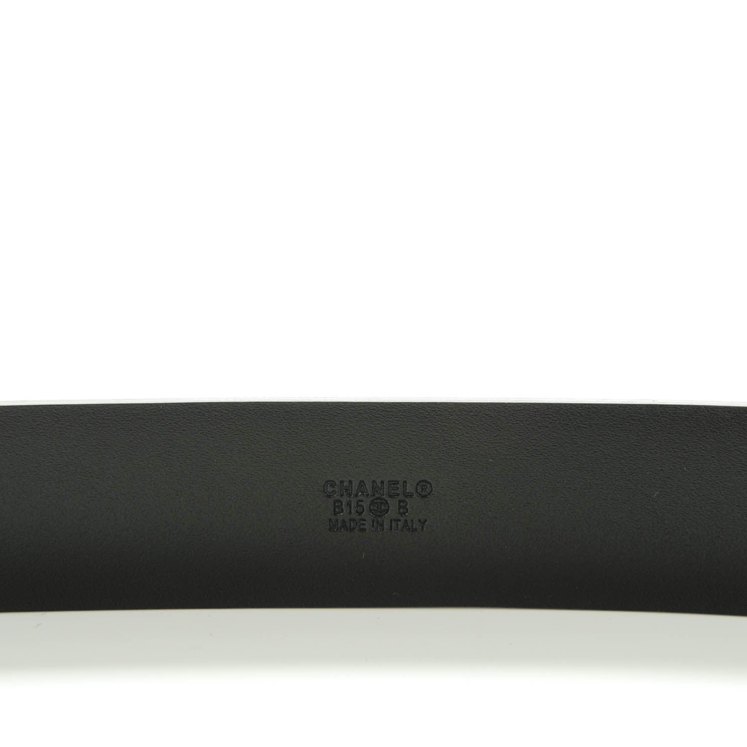 Chanel Calfskin CC Boy Skinny Belt 90 36 Black 3 of 8