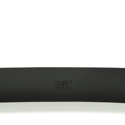 Chanel Calfskin CC Boy Skinny Belt 90 36 Black 3 of 8
