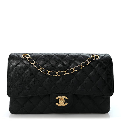 Chanel Caviar Quilted Medium Double Flap Black 1 of 10