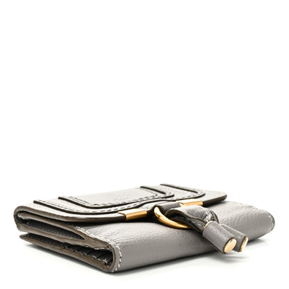 Chloe Grained Calfskin Marcie Square Wallet Cashmere Grey 4 of 9