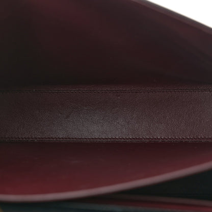 Saint Laurent Smooth Calfskin Medium Classic Monogram Cassandra Top Handle Black Rouge Legion 5 of 14