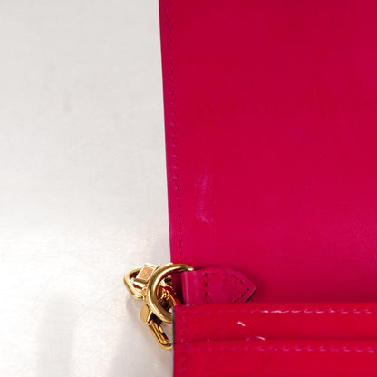 Louis Vuitton Vernis Chaine Wallet Rose Indien 7 of 9