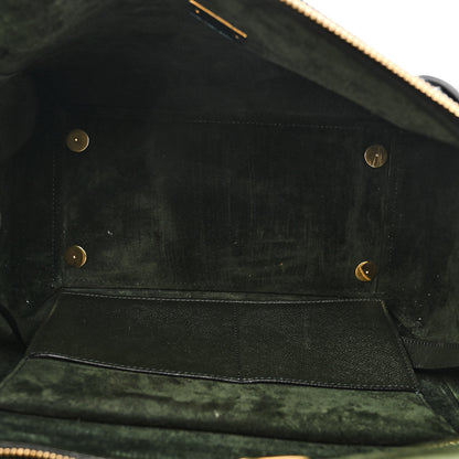 Celine Grained Calfskin Mini Belt Bag Dark Green 5 of 9