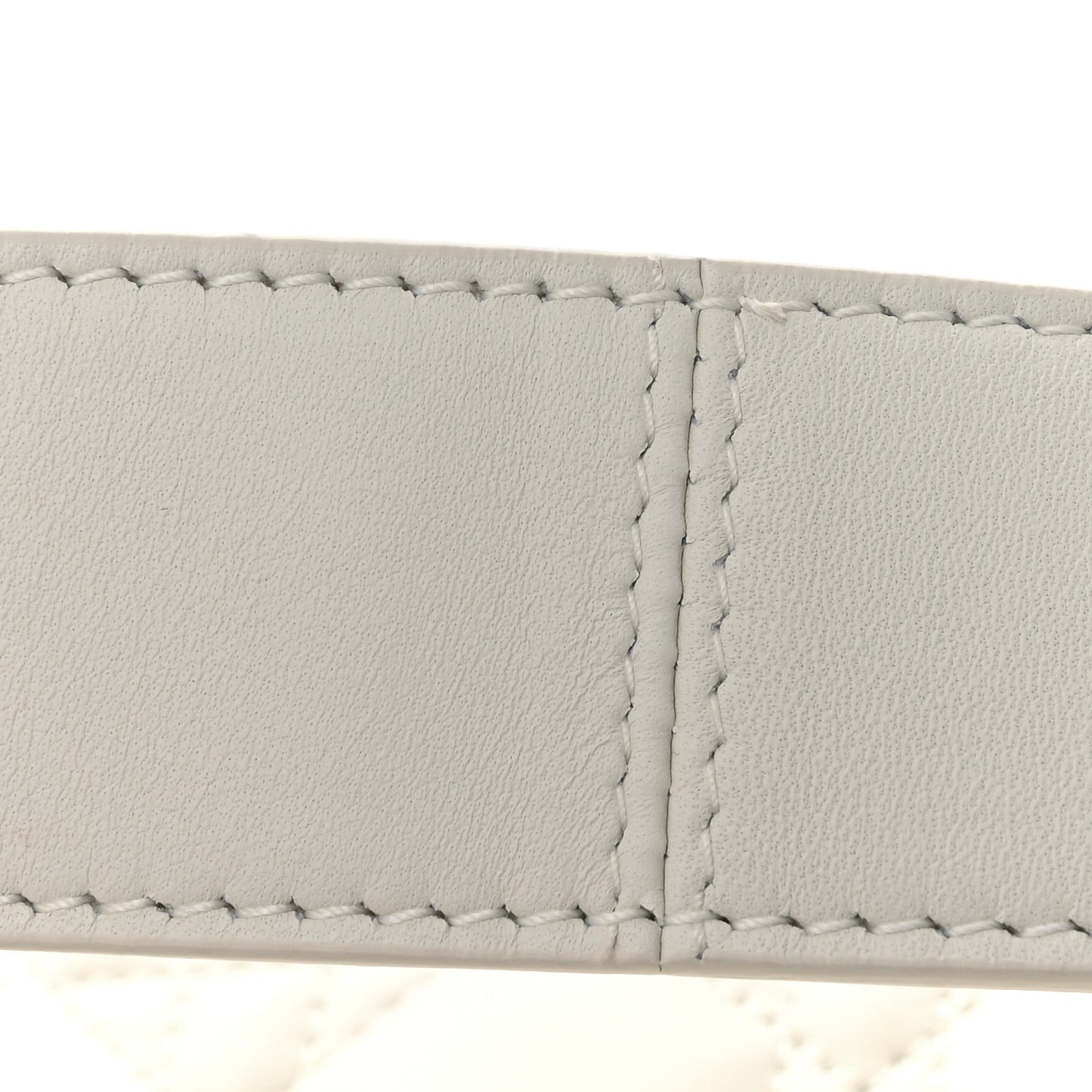 Lambskin Cannage Small My ABCDior Lady Dior White