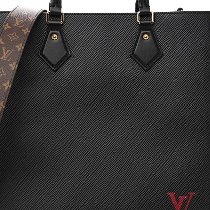 Louis Vuitton Epi Sac Plat PM Black 7 of 10