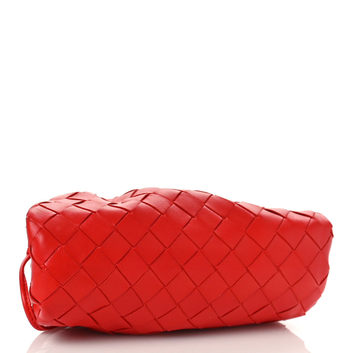 Nappa Intrecciato The Mini Pouch Bright Red