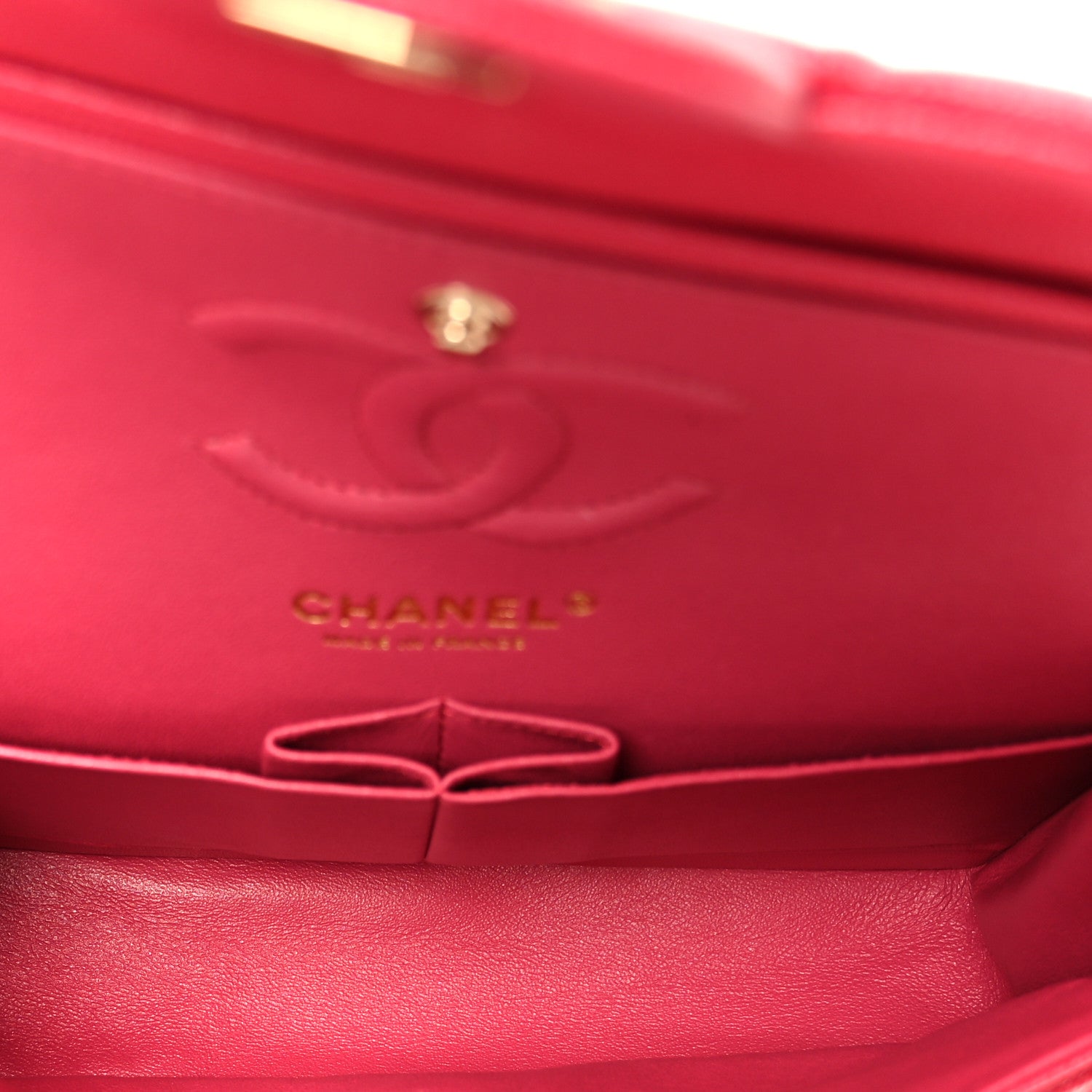 Chanel Caviar Quilted Small Double Flap Dark Pink 5 of 11