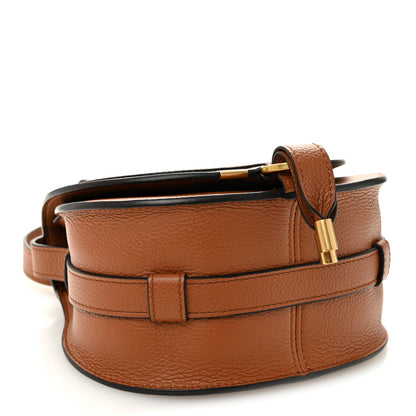 Chloe Calfskin Mini Marcie Round Crossbody Bag Tan 4 of 10