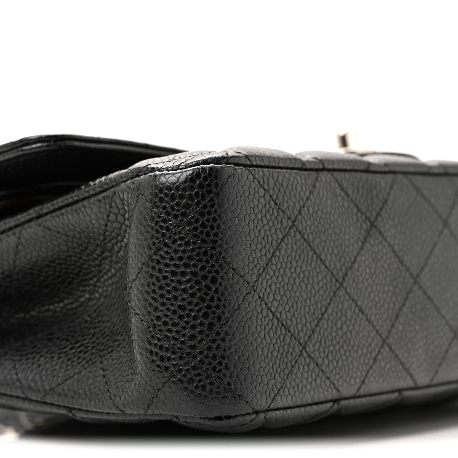 Chanel Caviar Quilted Medium Double Flap Black 23 of 40