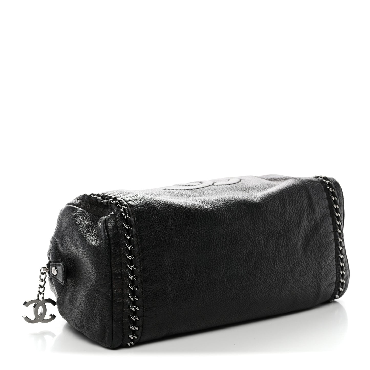 Deerskin Luxe Ligne Medium Bowler Black