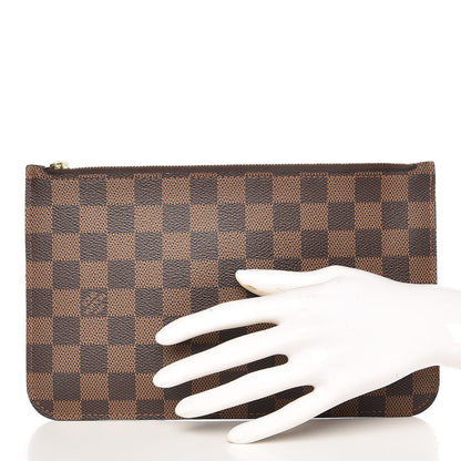Louis Vuitton Damier Ebene Neverfull MM GM Pochette 2 of 8