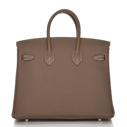 Hermes Togo Birkin 25 Etoupe 24 of 27