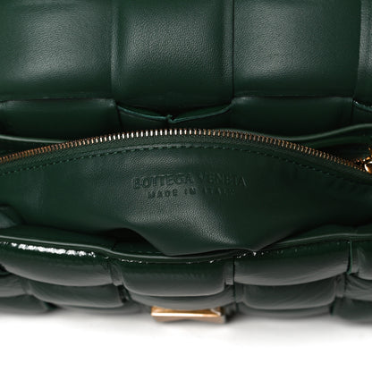 Bottega Veneta Textured Deerskin Maxi Intrecciato Padded Cassette Crossbody Bag Raintree 6 of 11