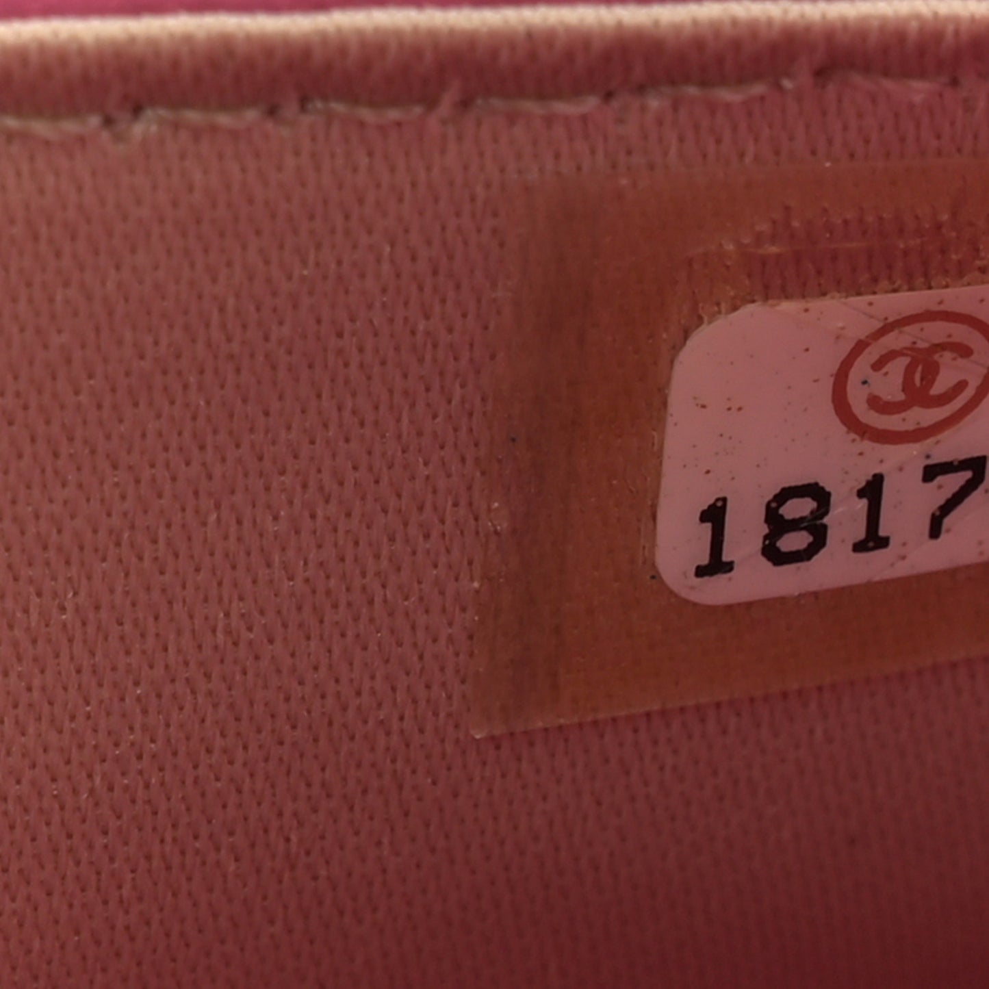 Lambskin Camellia Embossed Wallet on Chain WOC Pink