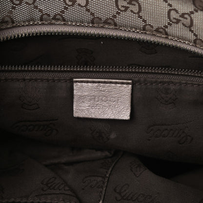 Gucci Imprime Monogram Medium Zippered Shopping Tote Pewter 6 of 20
