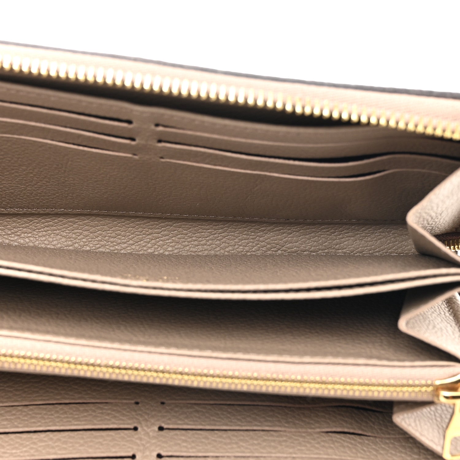 Louis Vuitton Empreinte Monogram Giant Zippy Wallet Tourterelle Creme 5 of 8