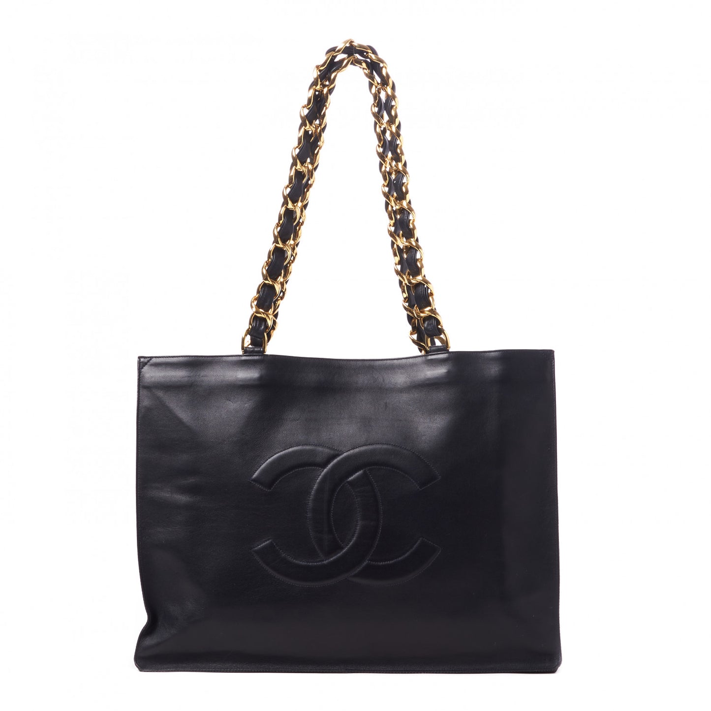 Lambskin CC Tote Navy