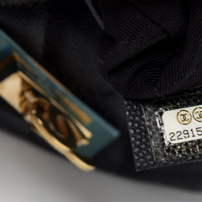 Chanel Caviar Quilted Large Golden Class Pouch Black 7 of 8