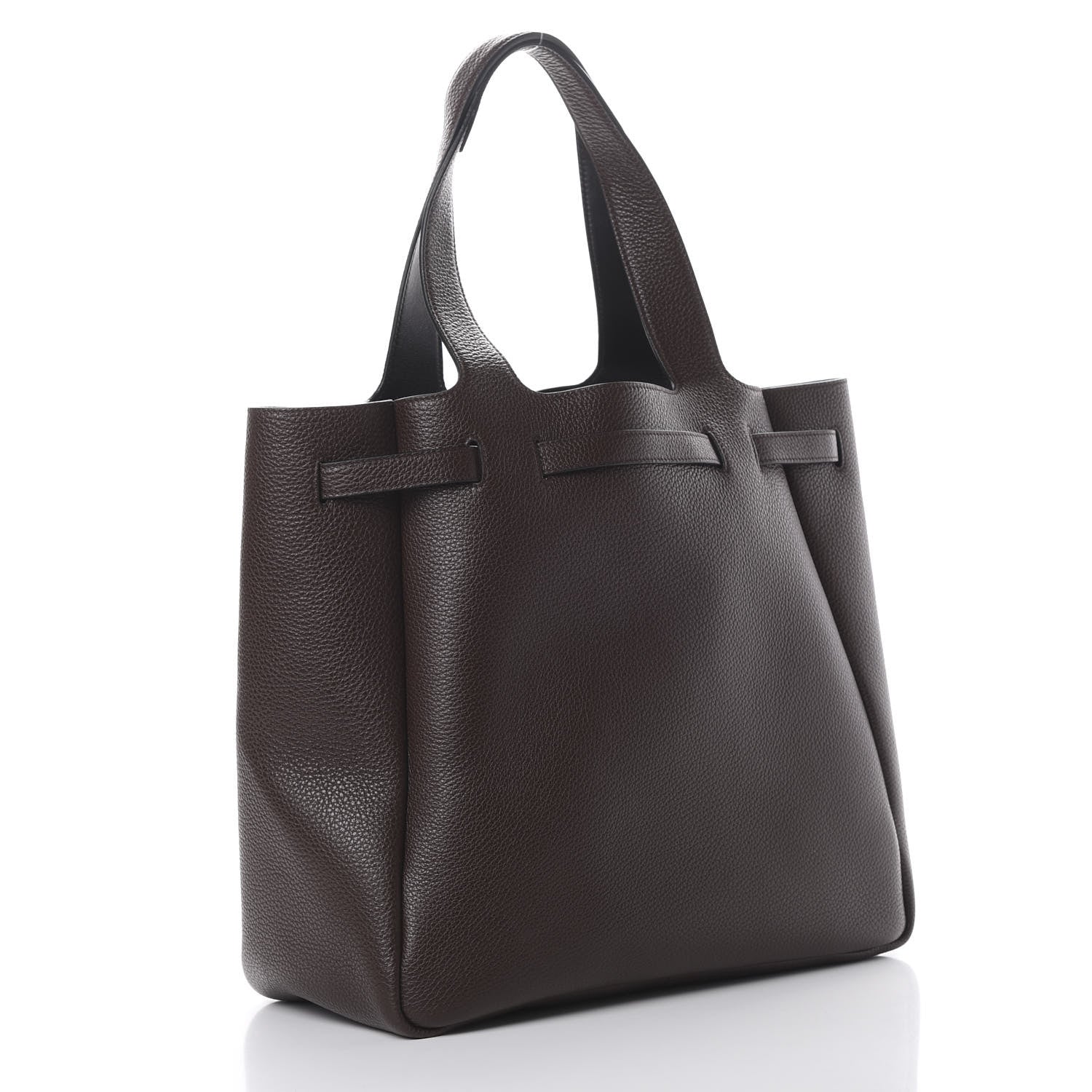 Prada Vitello Daino Soft Dynamique Tote Caffe Black 2 of 10