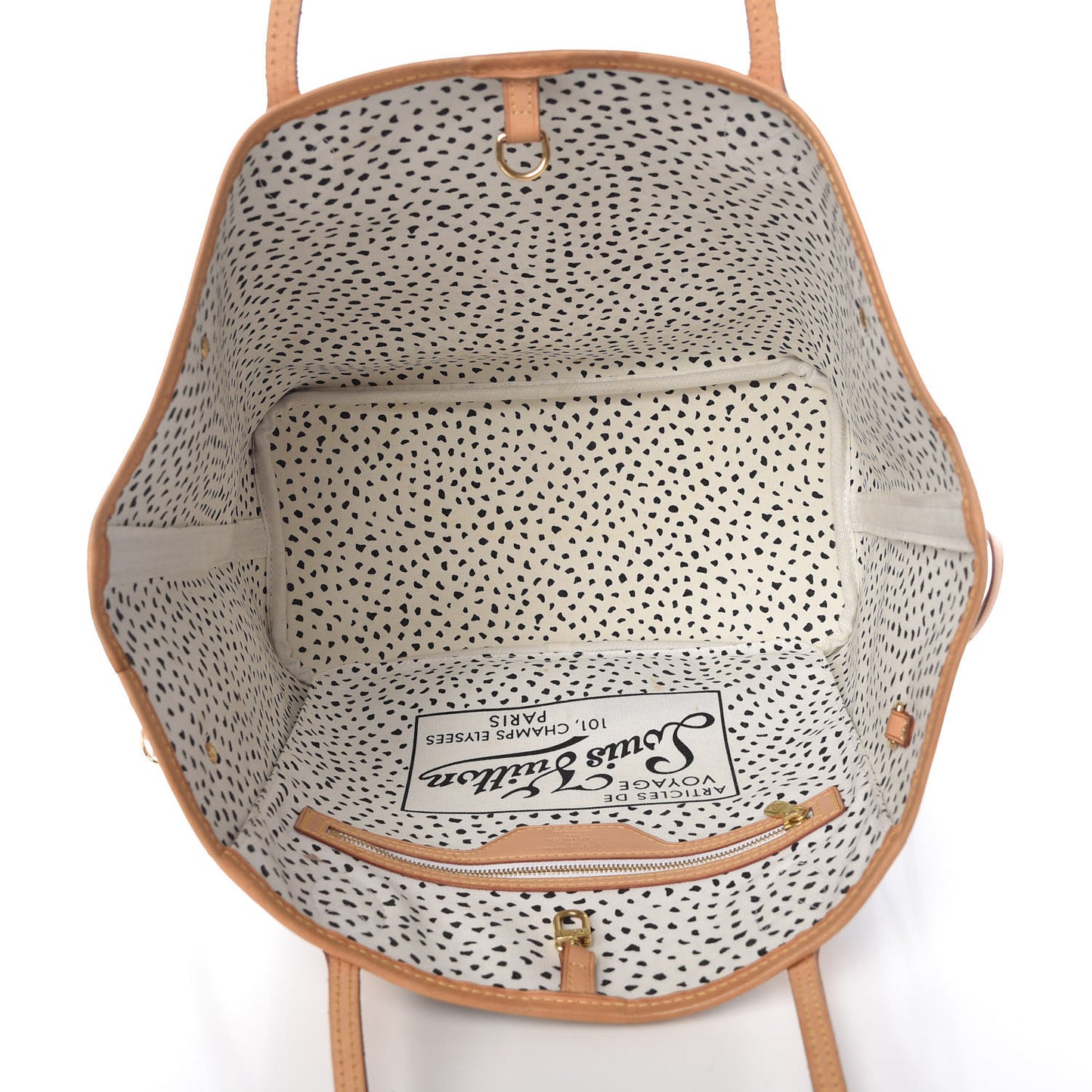 Monogram Kusama Waves Neverfull MM White
