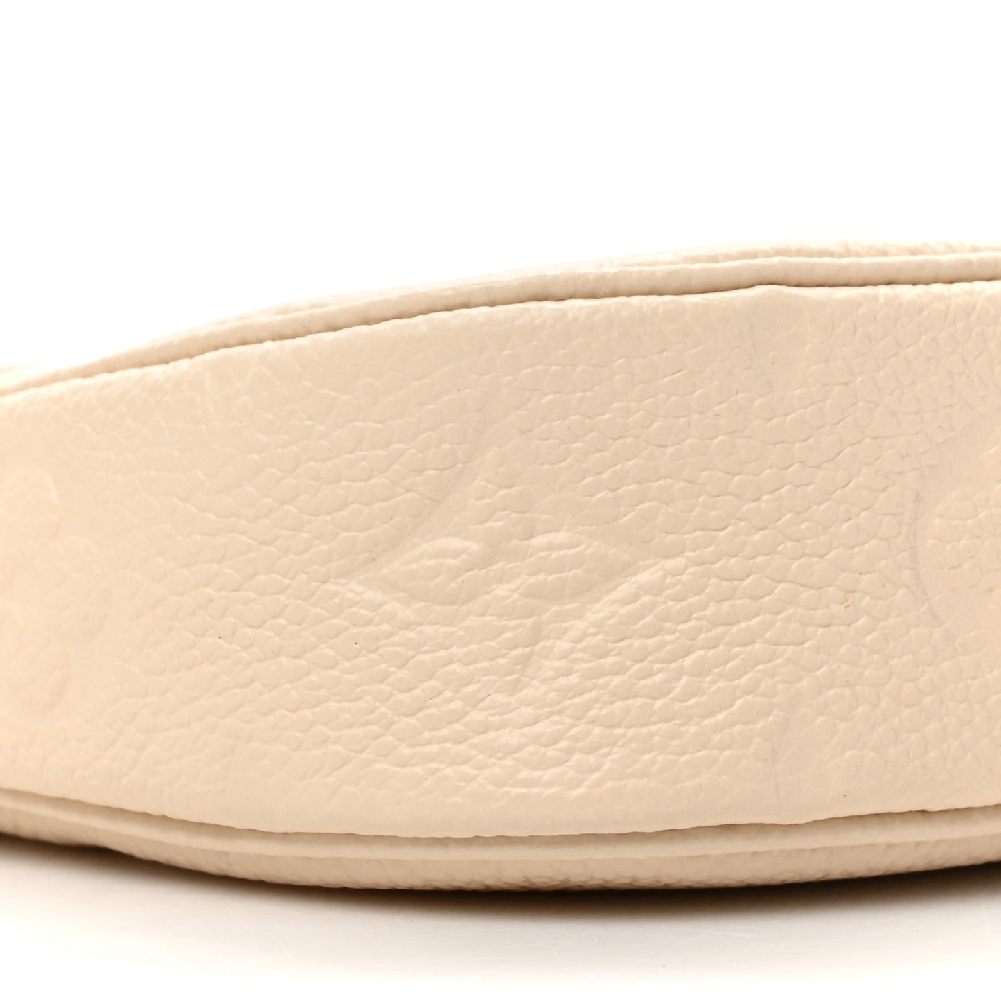 LOUIS VUITTON Empreinte Monogram Giant Multi Pochette Accessories Large Pochette Cream
