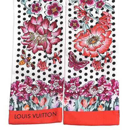 Louis Vuitton Silk Louis In The Garden Bandeau Fuchsia 2 of 3