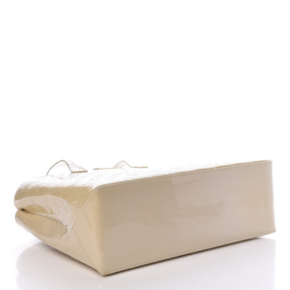 Louis Vuitton Vernis Wilshire MM Blanc Corail 4 of 9