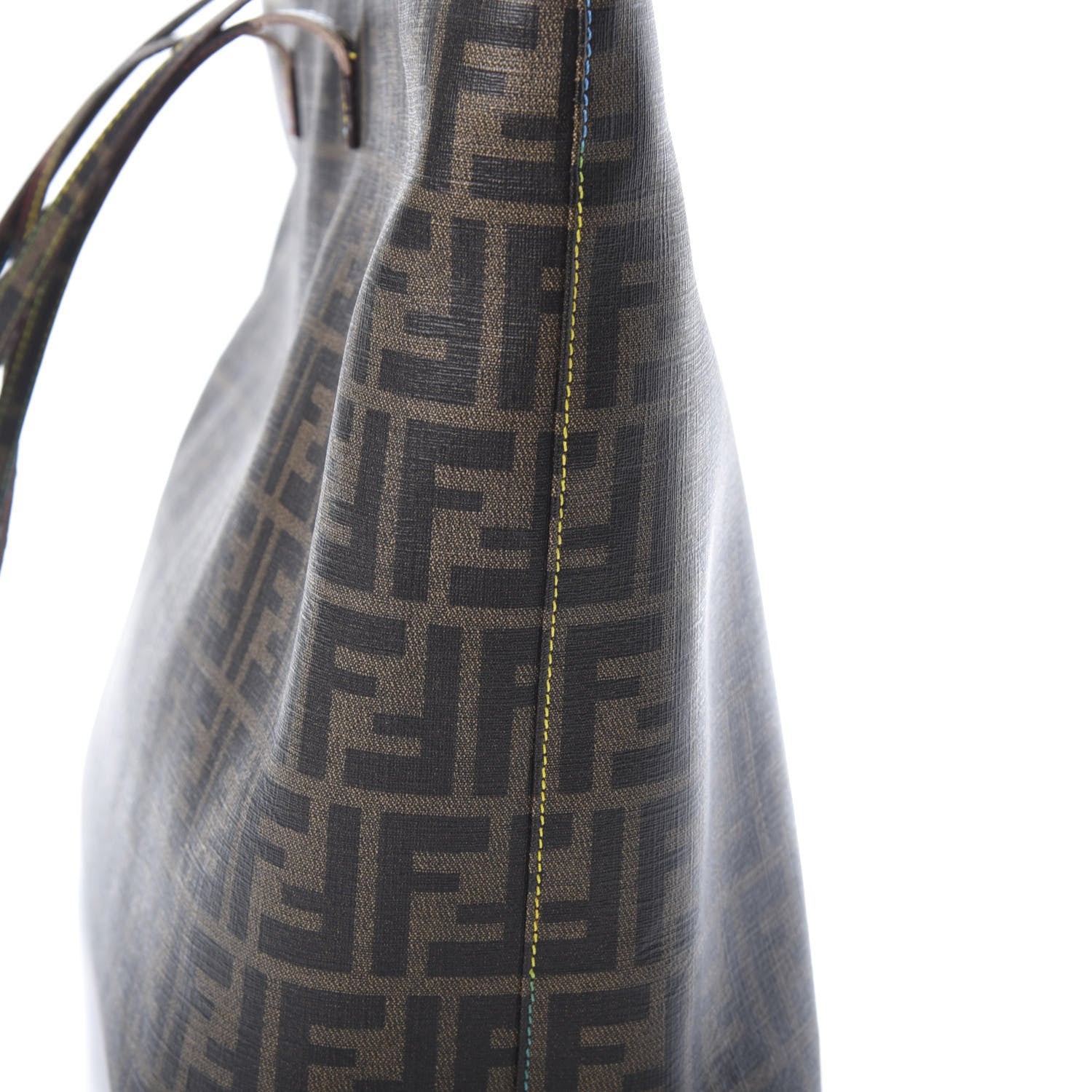 Fendi Zucca Spalmati Print Large Roll Tote Tobacco Multicolor 16 of 22