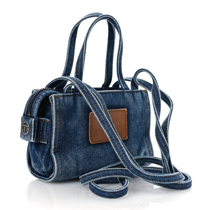 Telfar Denim Small Shopping Bag Blue 3 of 13