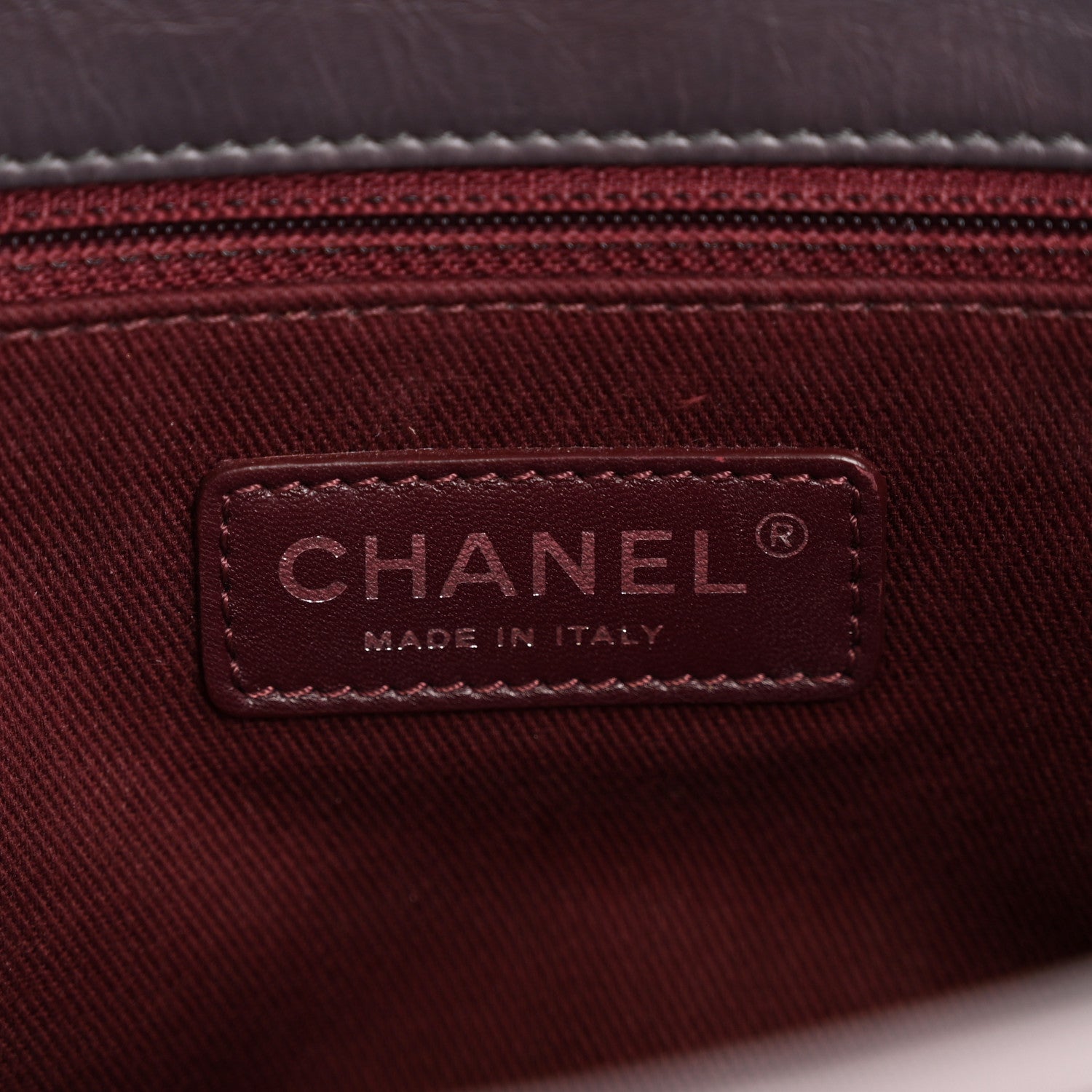 Chanel Calfskin Quilted Small CC Enchained Accordion Flap Purple 6 of 13