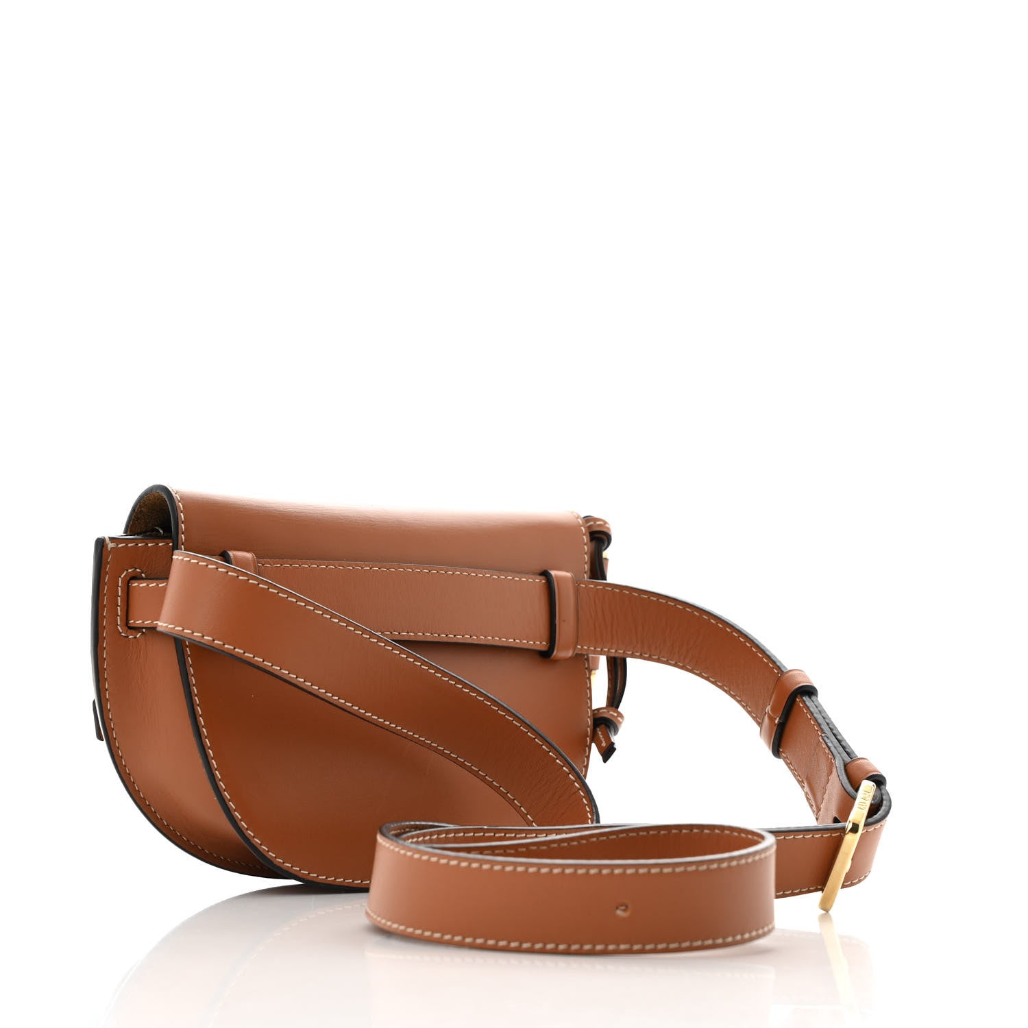 Loewe Calfskin Mini Gate Belt Bag Tan 3 of 12