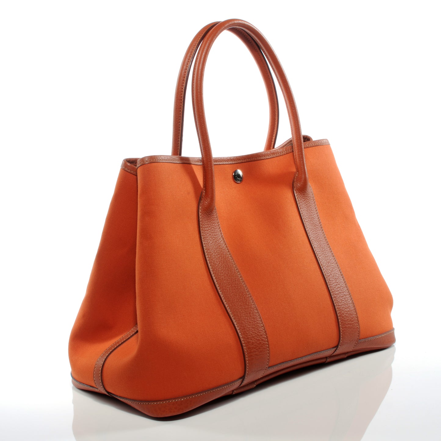 Toile Leather Garden Party PM Orange