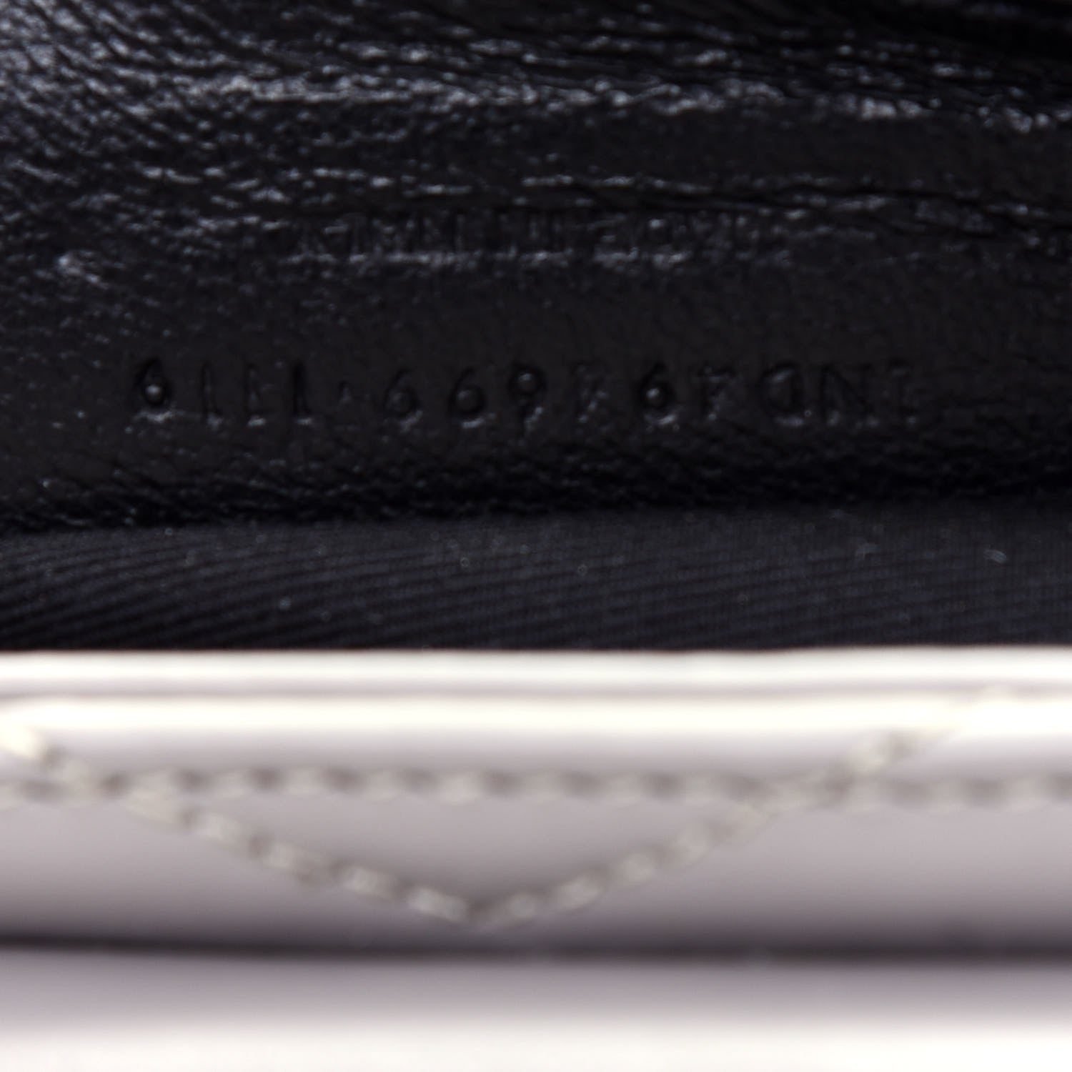 Saint Laurent Calfskin Y Quilted Monogram Small Loulou Chain Satchel Granite 13 of 19