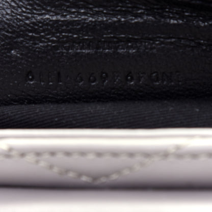 Saint Laurent Calfskin Y Quilted Monogram Small Loulou Chain Satchel Granite 13 of 19