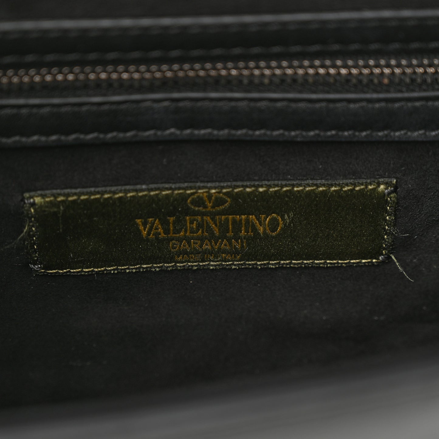 Vitello Beaded Butterfly Small Glam Lock Rockstud Flap Black