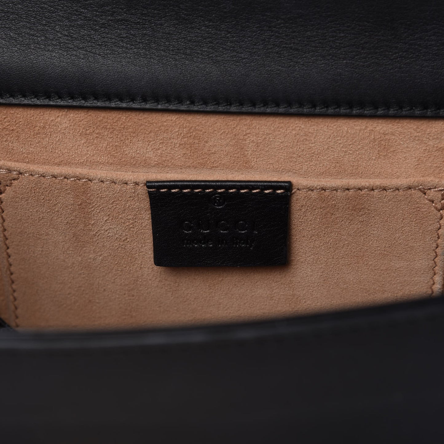 Calfskin Studded Small Padlock Shoulder Bag Black