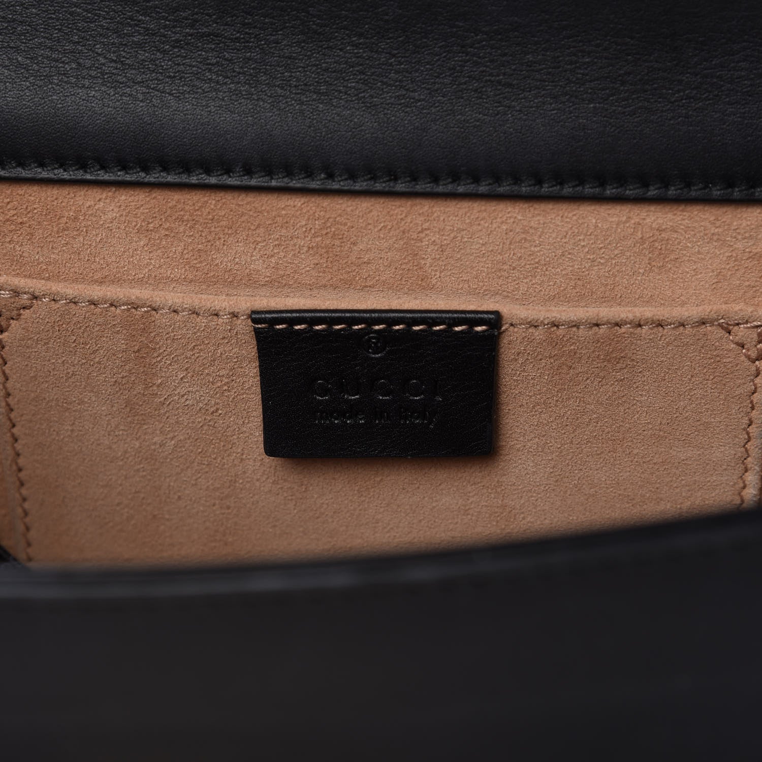 Gucci Calfskin Studded Small Padlock Shoulder Bag Black 8 of 9