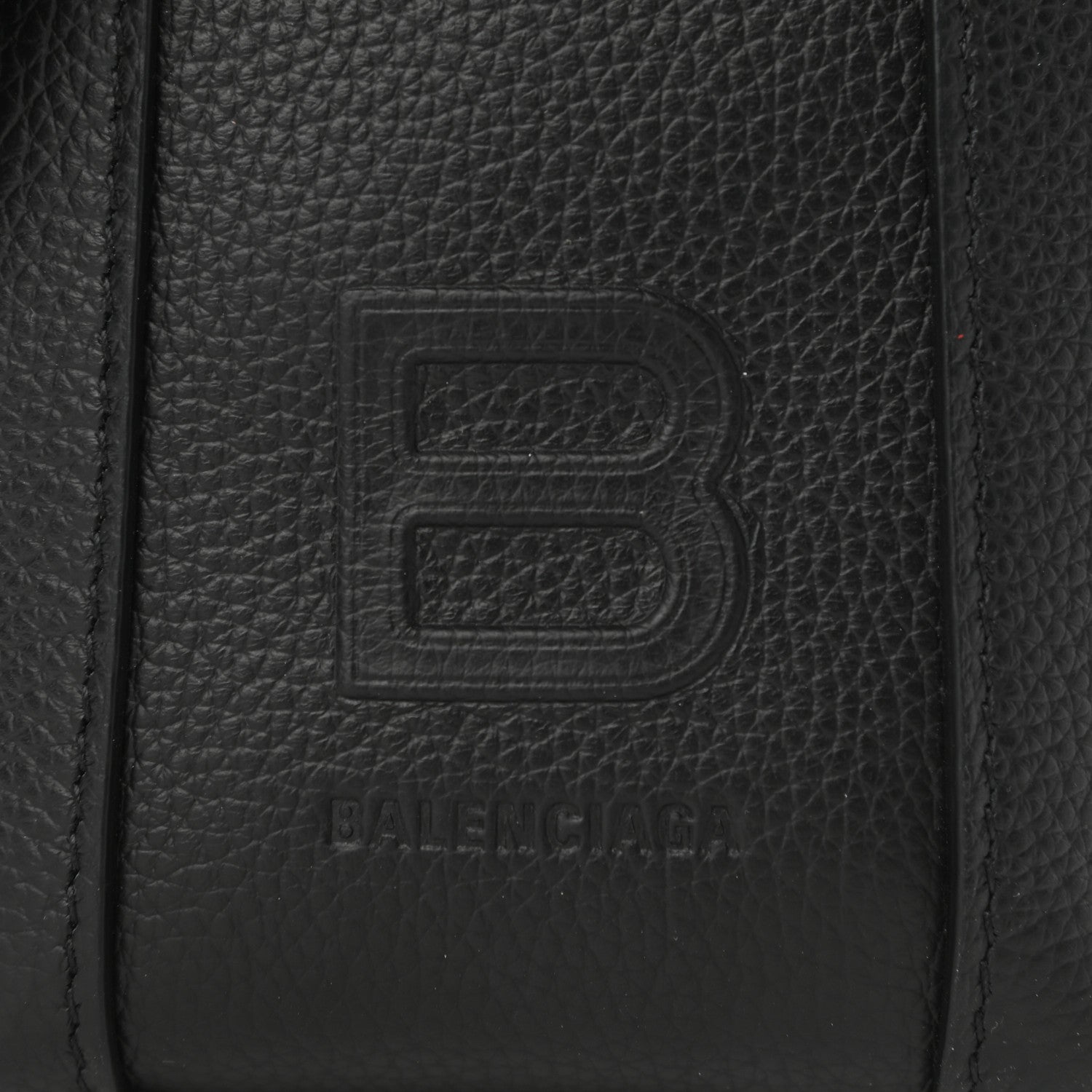 Balenciaga Calfskin Hourglass Phone Holder Bag Black 11 of 17