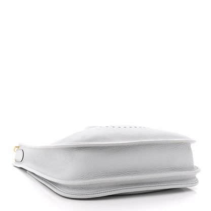 Hermes Taurillon Clemence Evelyne III PM Bleu Pale 4 of 9