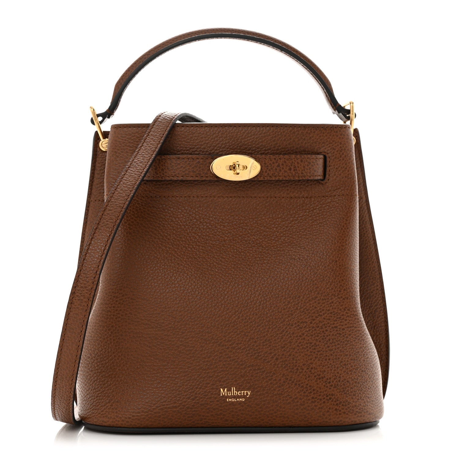 Mulberry Grained Calfskin Islington Bucket Bag Oak 1 of 11