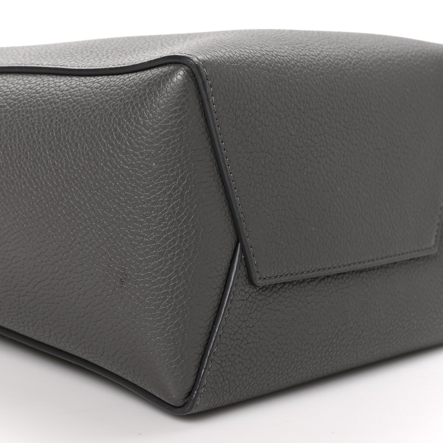Celine Soft Grained Calfskin Small Sangle Bucket Bag Kohl 9 of 10