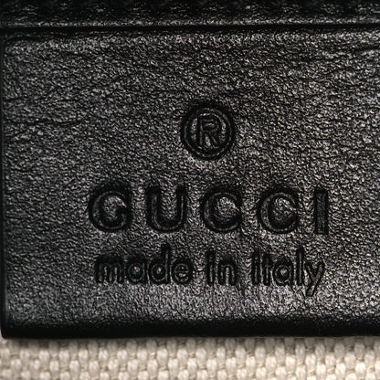 Gucci Calfskin GG Tennis Embossed Messenger Bag Black 11 of 21