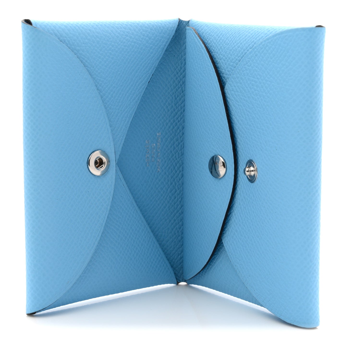 Epsom Calvi Duo Card Case Celeste