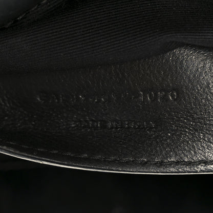 Saint Laurent Calfskin Y Quilted Monogram Monochrome Small Loulou Chain Satchel Black 8 of 11