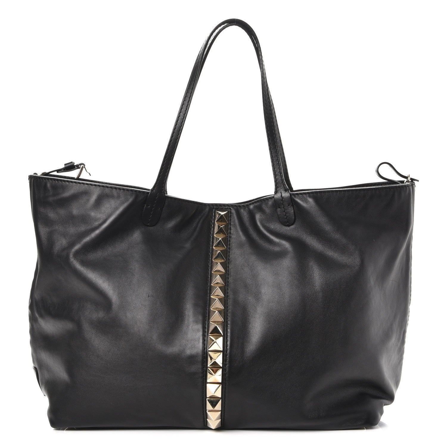 Valentino Garavani Grained Calfskin Va Va Voom Tote Black 3 of 9
