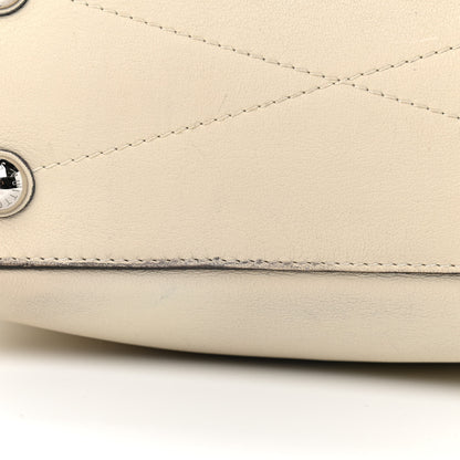 Louis Vuitton Veau Soie Calfskin Parnassea Bagatelle Hobo Blanc Casse 15 of 19