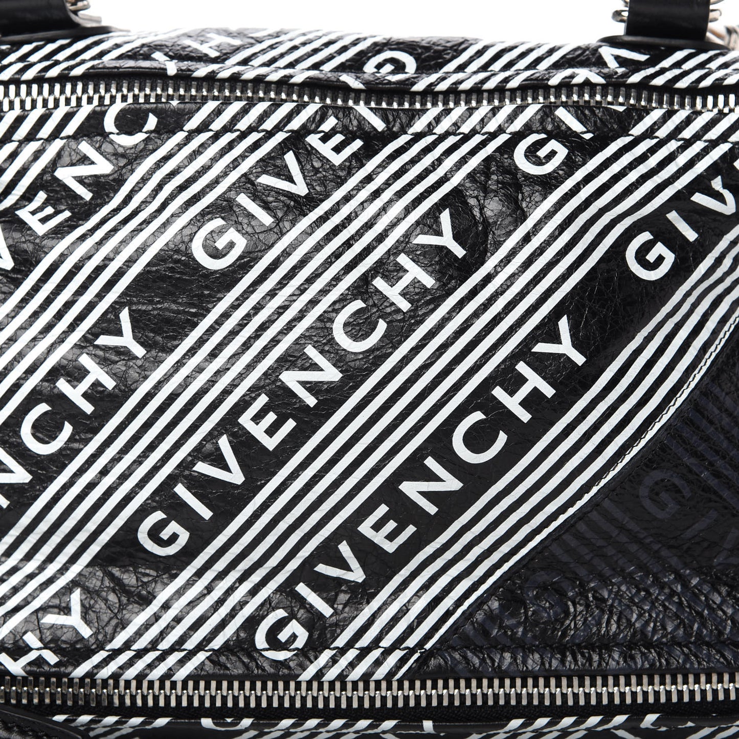 Lambskin Small Logo Pandora Black