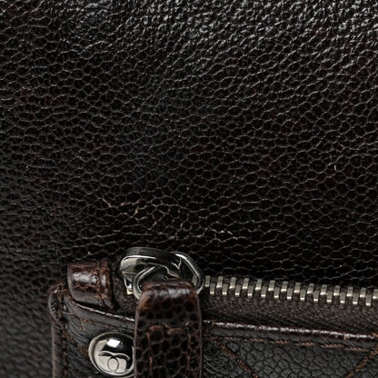 Chanel Glazed Caviar Small Pocket In The City Shoulder Bag Brown 22 of 26