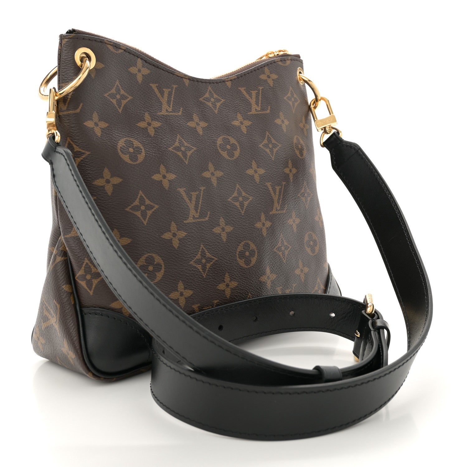 Louis Vuitton Monogram Odeon PM Black 3 of 9